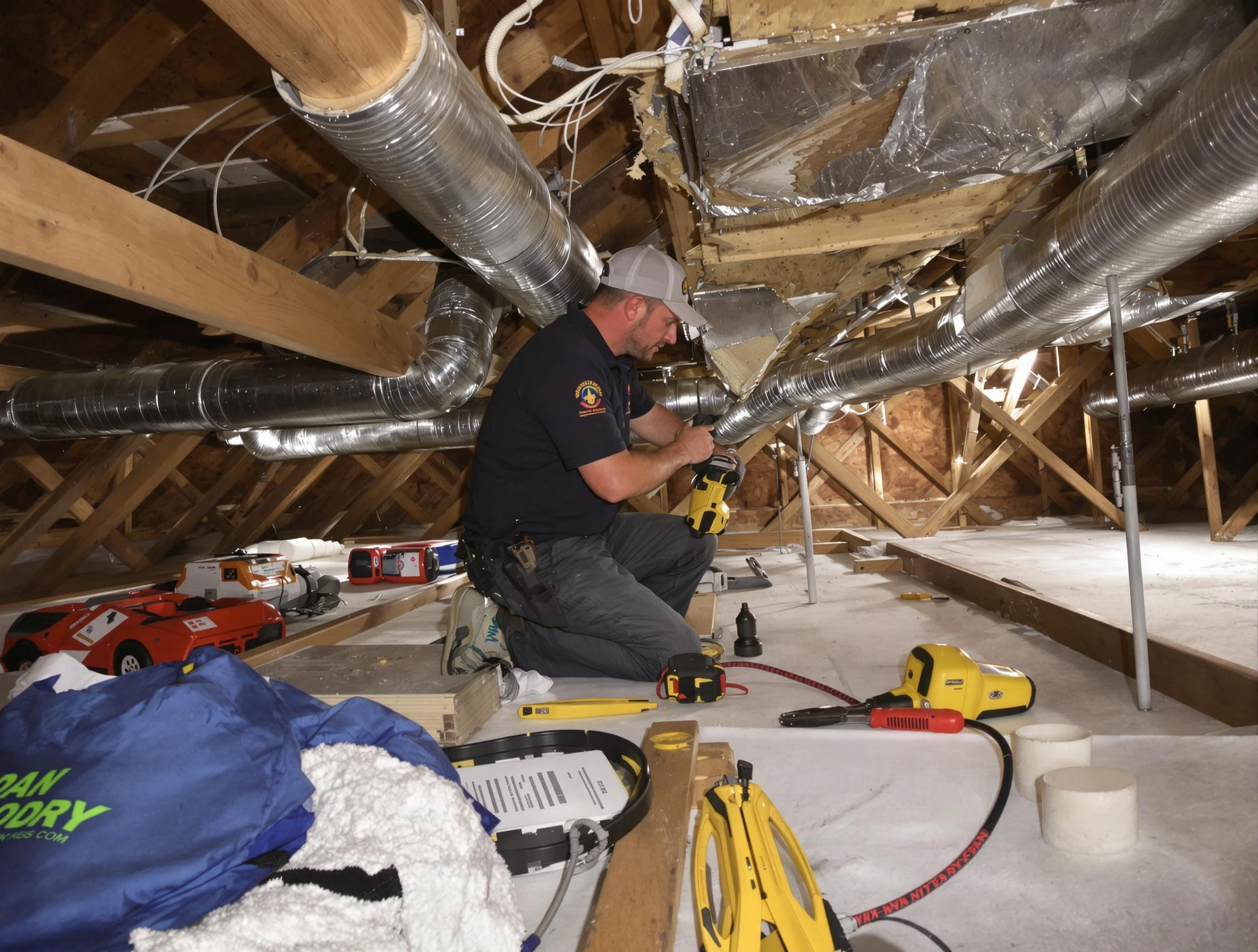 Professional air duct repair by Gilbert Air Duct Cleaning in Gilbert