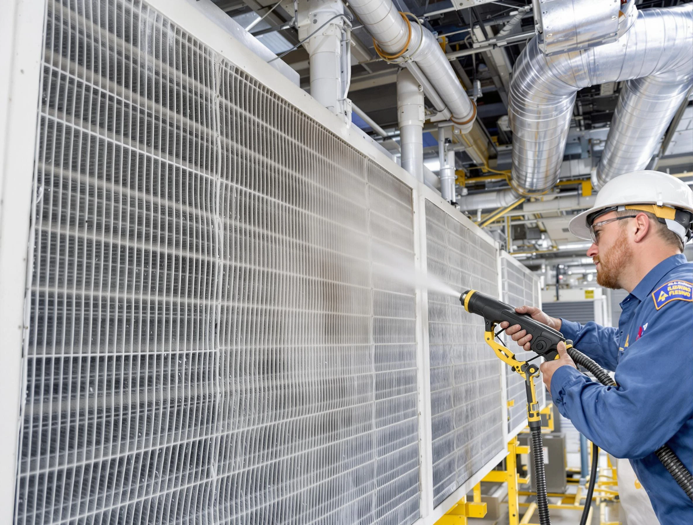 Professional commercial coil cleaning by Gilbert Air Duct Cleaning in Gilbert